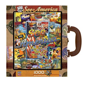 MasterPieces (71661) - Kate Ward Thacker: "See America" - 1000 Teile Puzzle