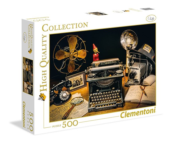 Clementoni (35040) - "Die Schreibmaschine" - 500 Teile Puzzle