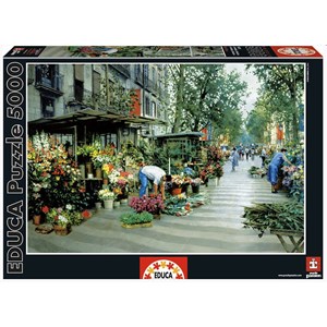 Educa (16023) - "Las Ramblas, Barcelona" - 5000 Teile Puzzle