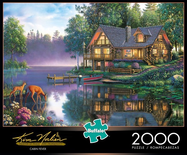 Buffalo Games (2047) - Kim Norlien: "Cabin Fever" - 2000 Teile Puzzle