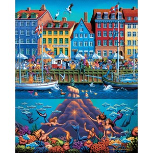 Dowdle Folk Art (00366) - "Copenhagen" - 500 Teile Puzzle