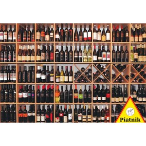 Piatnik (535741) - "Weinregal" - 1000 Teile Puzzle