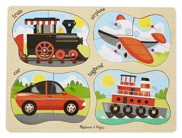Melissa and Doug (9865) - "Vehicles" - 16 Teile Puzzle