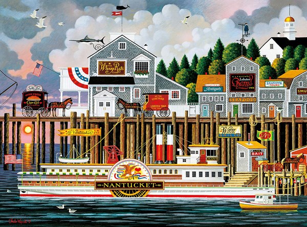Buffalo Games (11443) - Charles Wysocki: "By The Sea" - 1000 Teile Puzzle