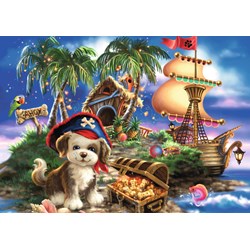 Ravensburger (08764) - Dona Gelsinger: "Puppy Pirate" - 35 Teile Puzzle