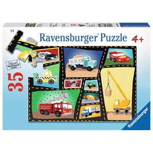 Ravensburger (08781) - Karen Rossi: "Tires & Engines" - 35 Teile Puzzle