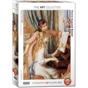 Eurographics (6000-2215) - Pierre-Auguste Renoir: "Mädchen am Klavier" - 1000 Teile Puzzle