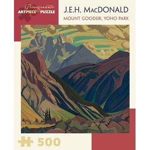 Pomegranate (AA855) - J.E.H. Macdonald: "Mount Goodsir" - 500 Teile Puzzle