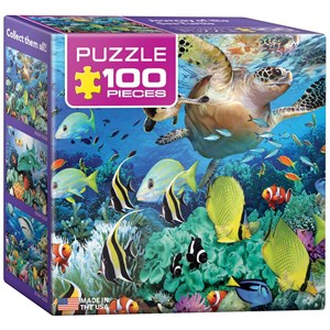 Eurographics (8104-0626) - Howard Robinson: "Reise der Meeresschildkröte" - 100 Teile Puzzle