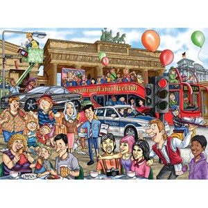 Jumbo (19117) - "Wasgij Back to 1: Berlin!" - 1000 Teile Puzzle