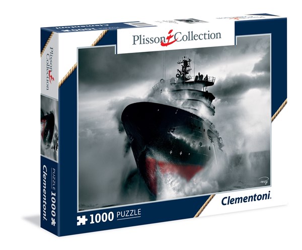 Clementoni (39351) - Philip Plisson: "Rettung auf hoher See" - 1000 Teile Puzzle