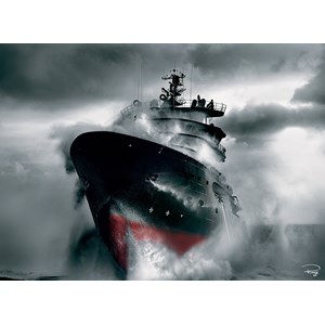 Clementoni (39351) - Philip Plisson: "Rettung auf hoher See" - 1000 Teile Puzzle