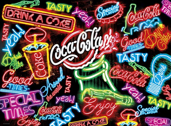 Buffalo Games (11276) - "Neon Fluorescent" - 1000 Teile Puzzle