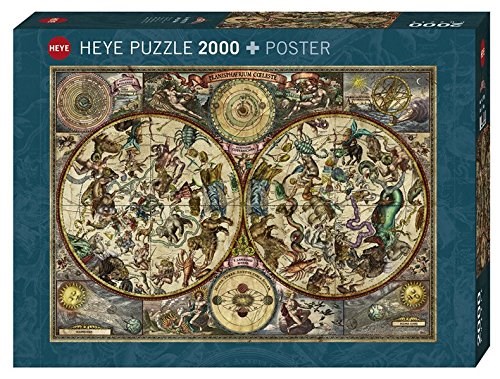 Heye (29758) - "Karte des Himmels" - 2000 Teile Puzzle