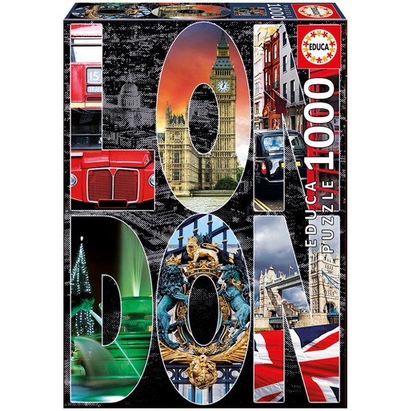 Educa (16786) - "London Collage" - 1000 Teile Puzzle
