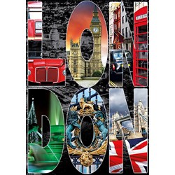 Educa (16786) - "London Collage" - 1000 Teile Puzzle