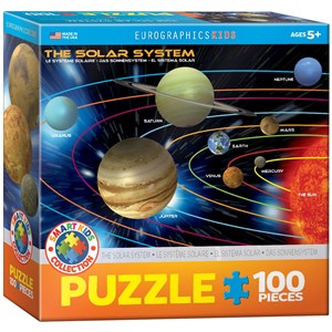 Eurographics (6100-1009) - "Das Sonnensystem" - 100 Teile Puzzle