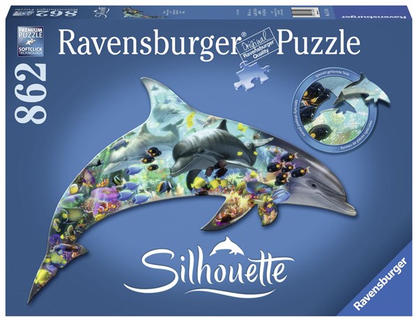 Ravensburger (16154) - "Dolphin" - 862 Teile Puzzle