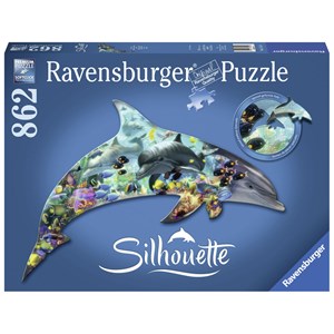 Ravensburger (16154) - "Dolphin" - 862 Teile Puzzle