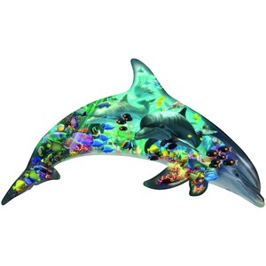 Ravensburger (16154) - "Dolphin" - 862 Teile Puzzle