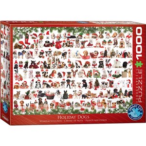 Eurographics (6000-0939) - "Weihnachtshund" - 1000 Teile Puzzle