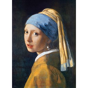 Eurographics (6000-5158) - Johannes Vermeer: "Das Mädchen mit dem Perlenohrring, 1665" - 1000 Teile Puzzle