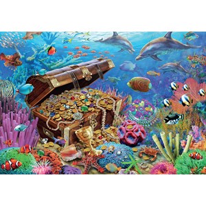 Jumbo (18342) - Adrian Chesterman: "Unterwasserschatz" - 1000 Teile Puzzle