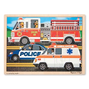 Melissa and Doug (9062) - "To The Rescue!" - 24 Teile Puzzle