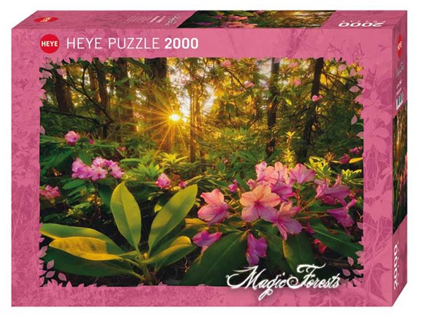 Heye (29662) - "Rhododendron im Wald" - 2000 Teile Puzzle