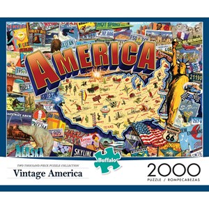 Buffalo Games (2033) - "Vintage America" - 2000 Teile Puzzle