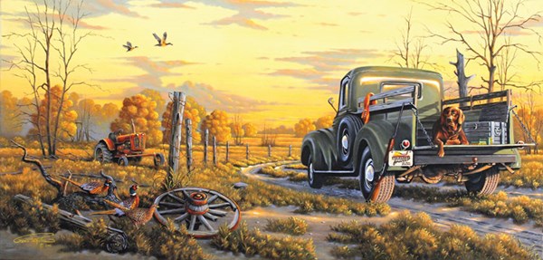 SunsOut (51349) - Geno Peoples: "Fasane am Wegesrand" - 1000 Teile Puzzle