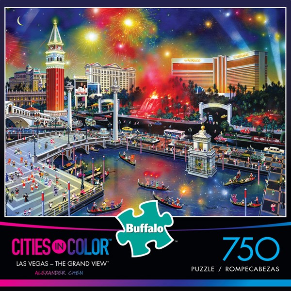 Buffalo Games (17112) - Alexander Chen: "Las Vegas - The Grand View" - 750 Teile Puzzle