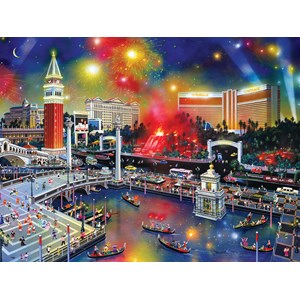 Buffalo Games (17112) - Alexander Chen: "Las Vegas - The Grand View" - 750 Teile Puzzle