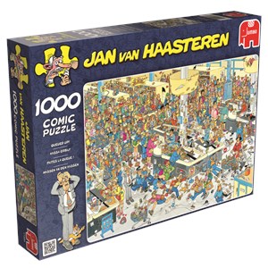Jumbo (17466) - Jan van Haasteren: "Massen an den Kassen" - 1000 Teile Puzzle