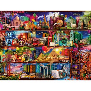 Ravensburger (16685) - Aimee Stewart: "Welt der Bücher" - 2000 Teile Puzzle