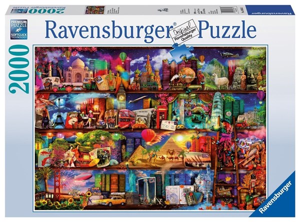 Ravensburger (16685) - Aimee Stewart: "Welt der Bücher" - 2000 Teile Puzzle