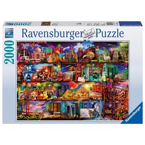 Ravensburger (16685) - Aimee Stewart: "Welt der Bücher" - 2000 Teile Puzzle