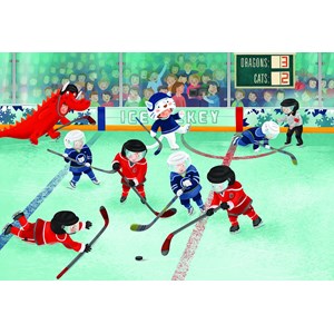 Eurographics (6060-0486) - "Hockey Juniorsliga" - 60 Teile Puzzle