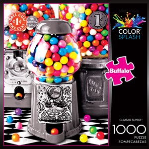 Buffalo Games (11641) - "Gumball Surprise (Color Splash)" - 1000 Teile Puzzle