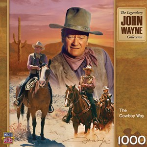MasterPieces (71239) - "John Wayne, The Cowboy Way" - 1000 Teile Puzzle
