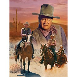 MasterPieces (71239) - "John Wayne, The Cowboy Way" - 1000 Teile Puzzle
