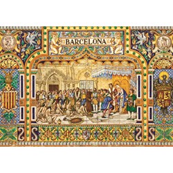 Jumbo (18590) - "Spanische Fliesen" - 3000 Teile Puzzle
