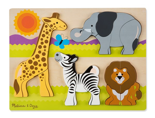 Melissa and Doug (1892) - "Safari" - 20 Teile Puzzle