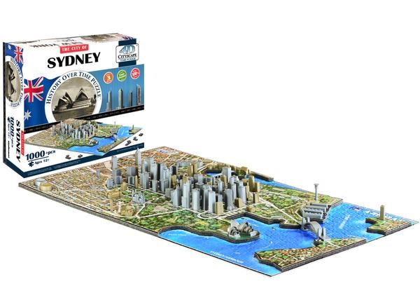 4D Cityscape (40032) - "Sydney" - 1000 Teile Puzzle