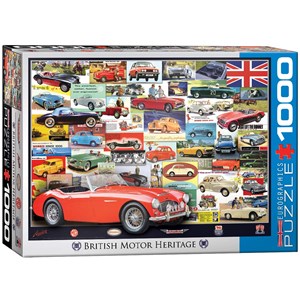 Eurographics (6000-0805) - "Britische Automobil" - 1000 Teile Puzzle