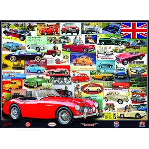 Eurographics (6000-0805) - "Britische Automobil" - 1000 Teile Puzzle