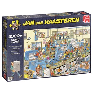 Jumbo (19038) - Jan van Haasteren: "Der Drucker" - 3000 Teile Puzzle