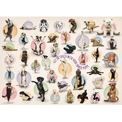 Eurographics (8300-0992) - "Yoga Puppies" - 300 Teile Puzzle