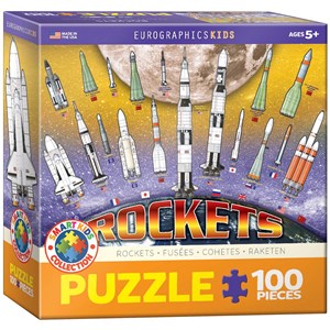 Eurographics (6100-1015) - "Internationale Raketen" - 100 Teile Puzzle