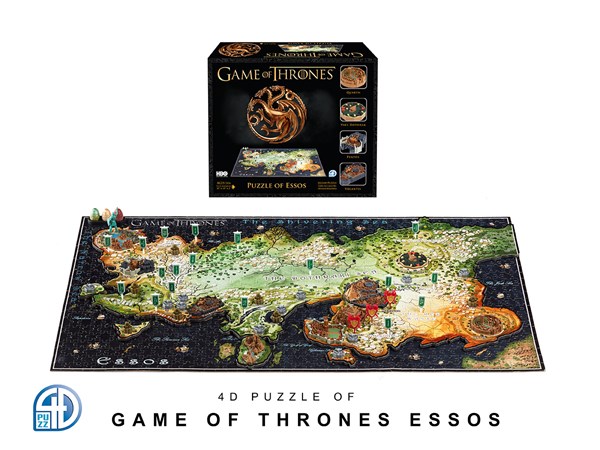 4D Cityscape (51002) - "4D Game of Thrones : Essos" - 1530 Teile Puzzle
